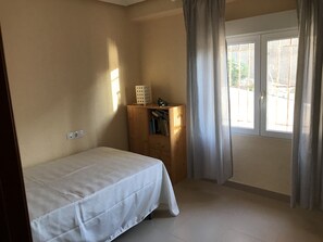 3 habitaciones y ropa de cama 