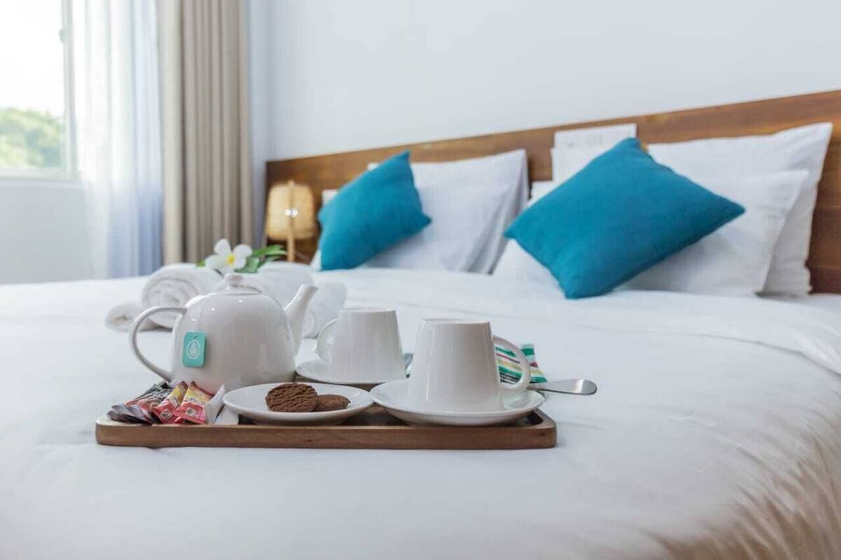 Bộ trải giường bằng vải cotton Ai Cập, bộ đồ giường cao cấp 