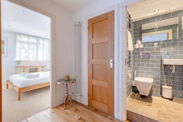 Shower, hair dryer