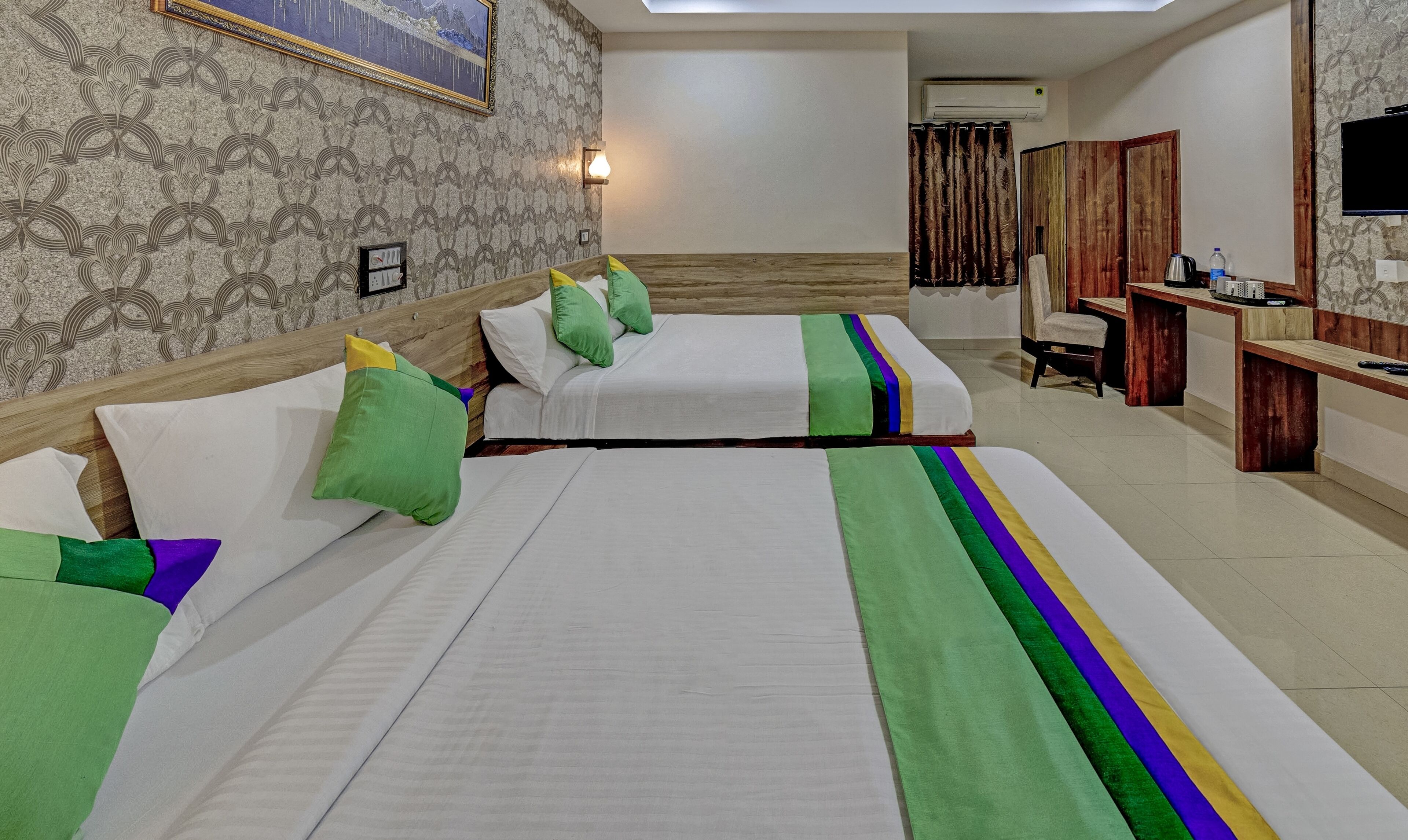 Premium Double Room | Desk, iron/ironing board