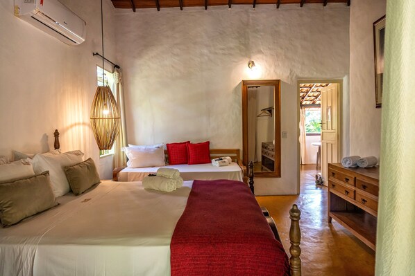 1 室のベッドルーム、WiFi、ベッドシーツ