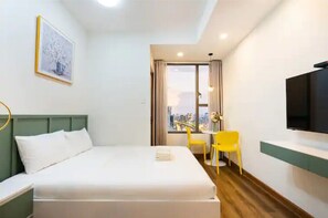 1 Schlafzimmer, Schreibtisch, Bügeleisen/Bügelbrett, WLAN