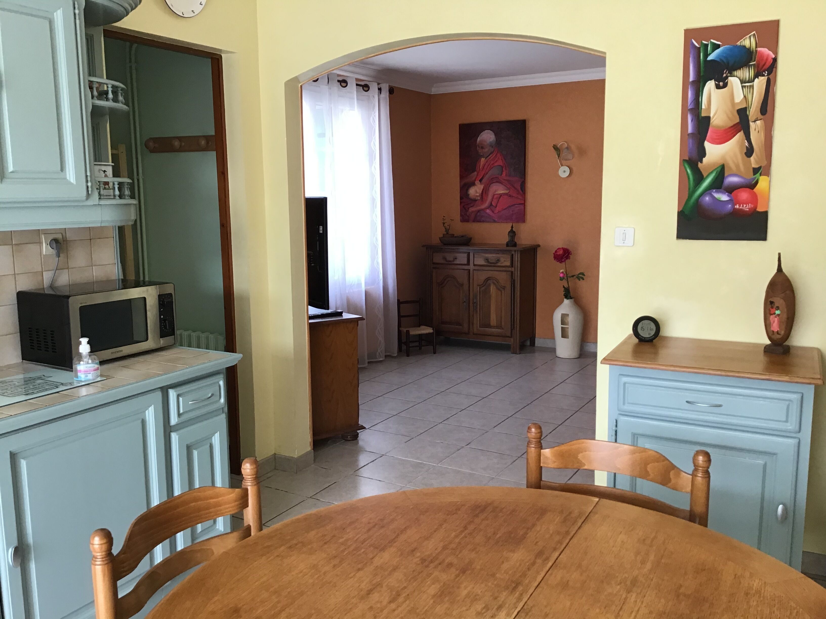 HOUSE HEART of VILLAGE 500 meters from the BEACH.