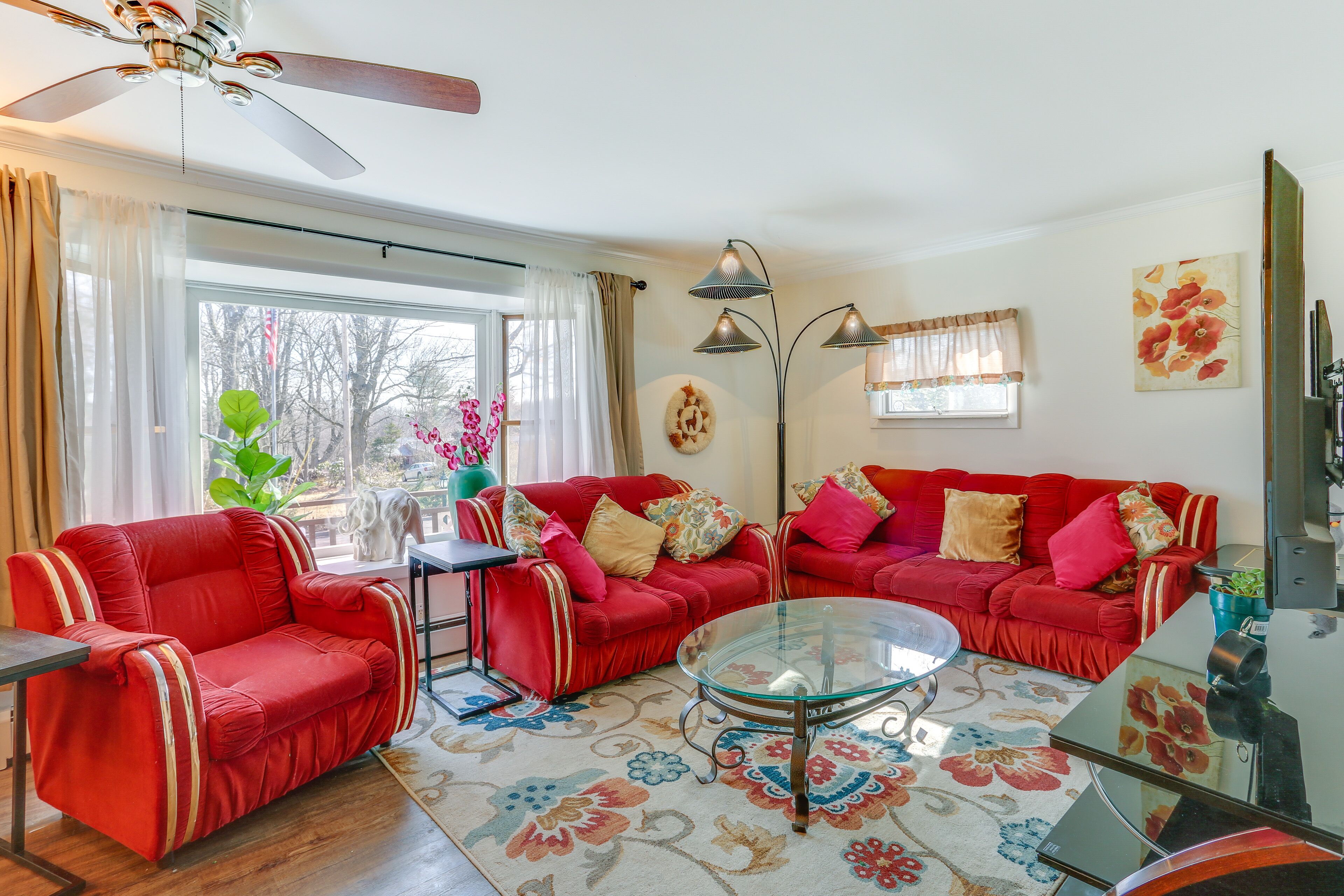 Milford Family Home w/ Koi Pond + Porch!