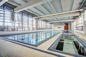 Indoor pool, a heated pool