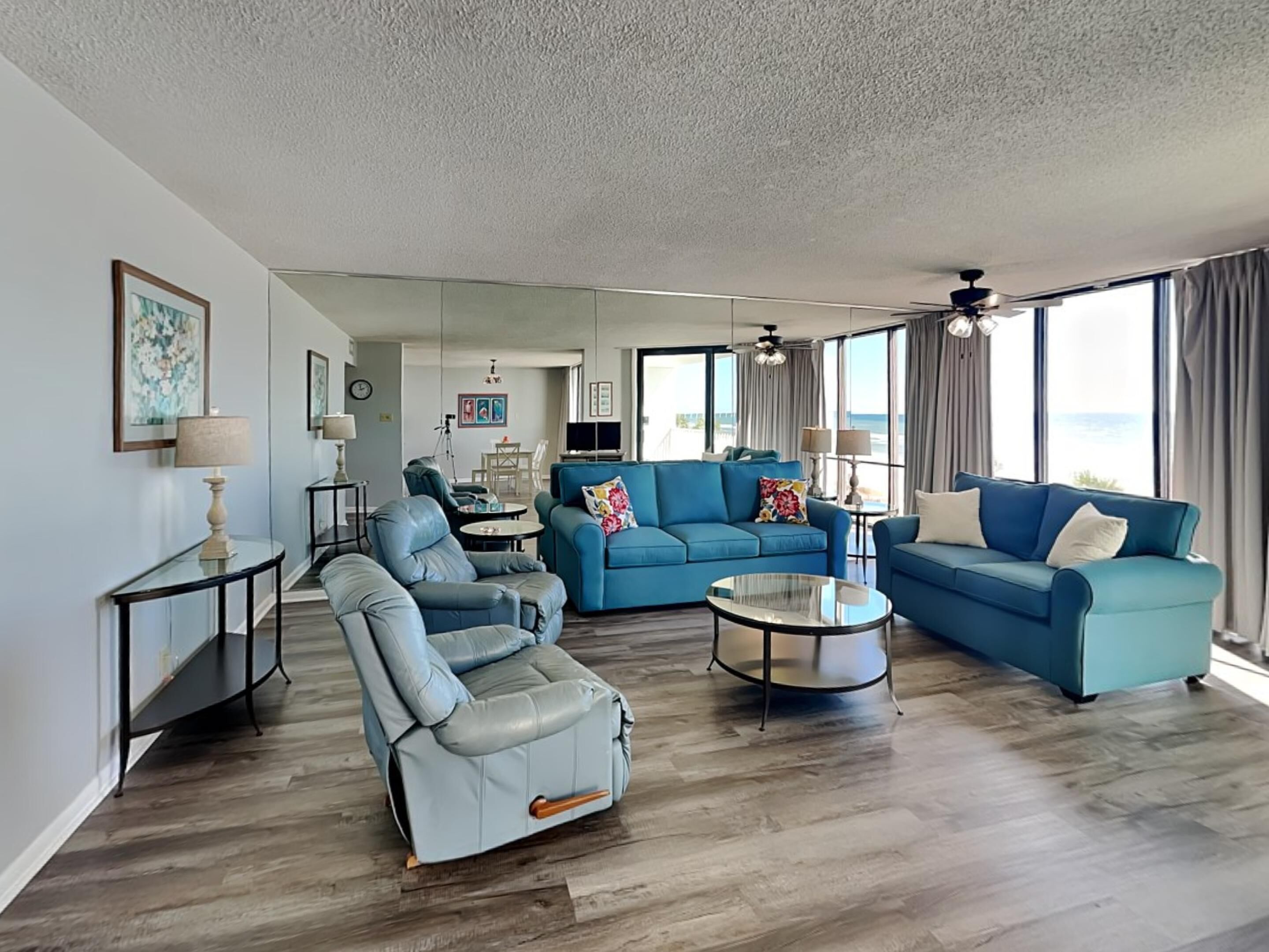Condo, Multiple Beds, Balcony, Ocean View (Leeward 206 - No Pets) | Living area | 42-inch flat-screen TV with digital channels