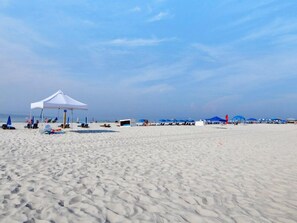On the beach