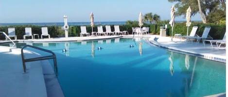 Una piscina climatizada