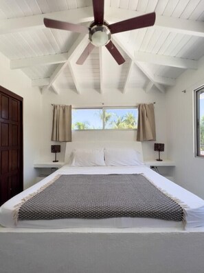 2 bedrooms, travel crib, WiFi, bed sheets