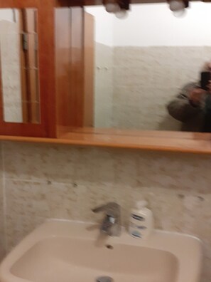 Dusche, Haartrockner, Bidet, Handtücher