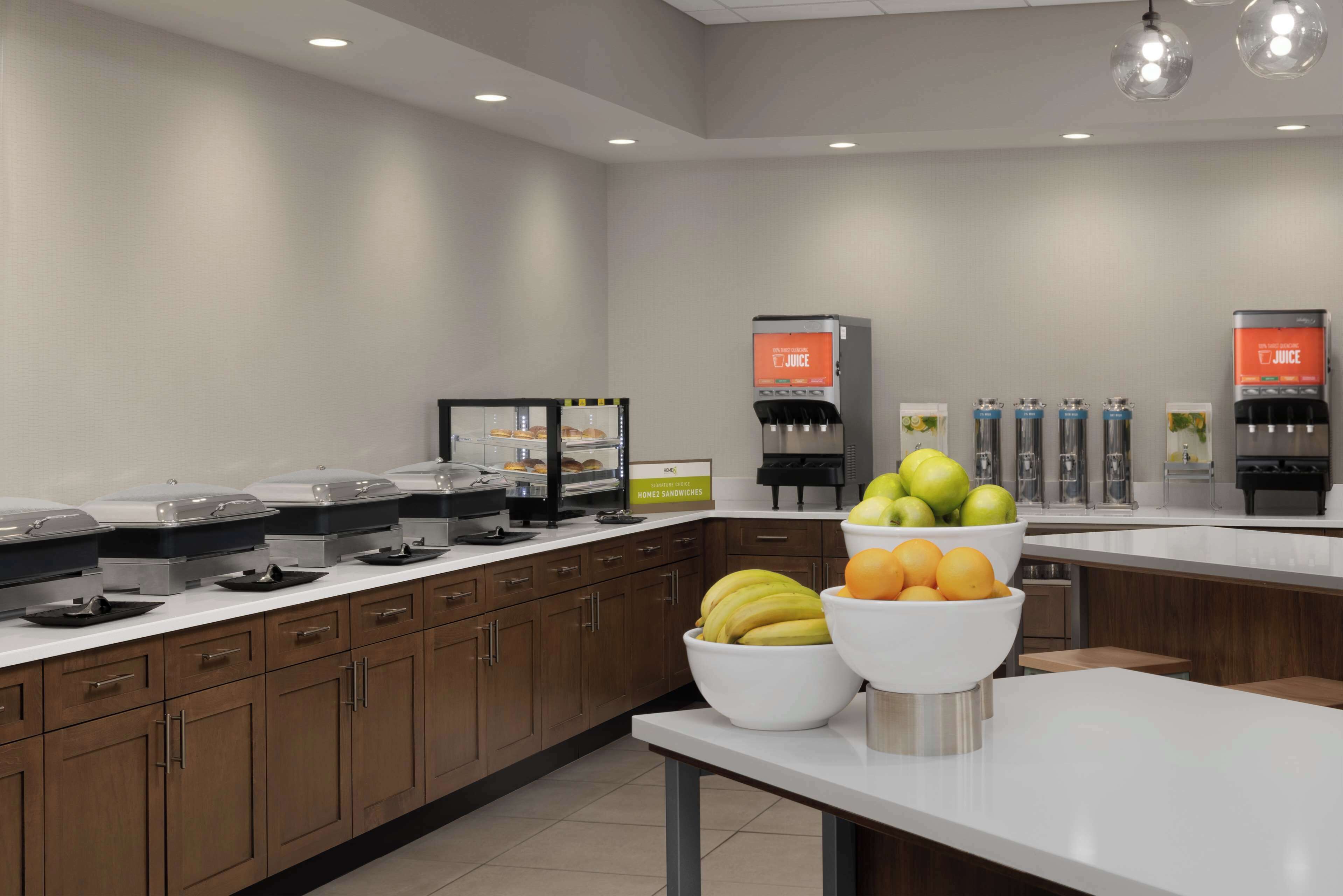 Free daily buffet breakfast
