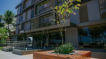 Voorkant van accommodatie