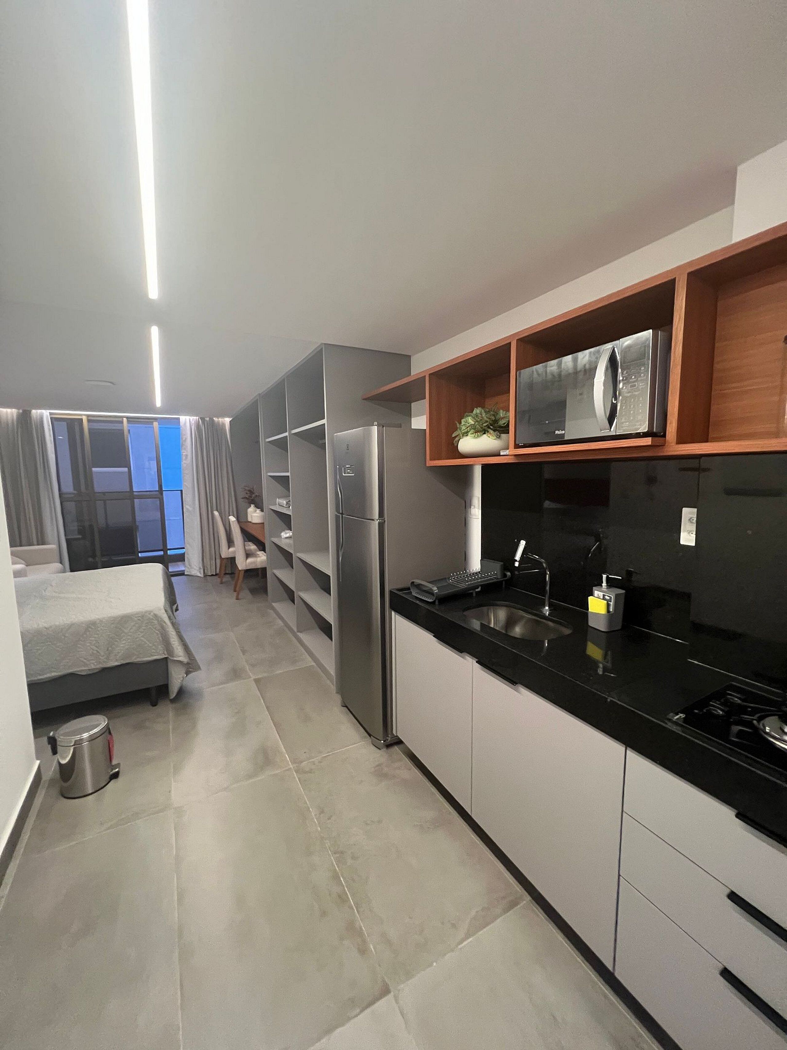 Apartment | Private kitchen | Mini-fridge, microwave, stovetop, coffee/tea maker