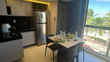 Superior Apartment | Private kitchenette | Mini-fridge, microwave, stovetop, coffee/tea maker