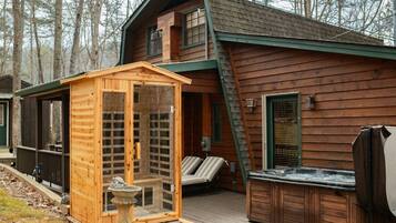 Bain à remous extérieur