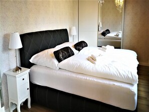 2 Schlafzimmer, Reisekinderbett, kostenloses WLAN