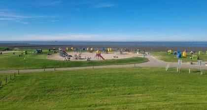 Wohnung Wichtel Hol -anlage auf Paradiesischem GrundstĂŒck FuĂlĂ€ufig zur Nordsee!