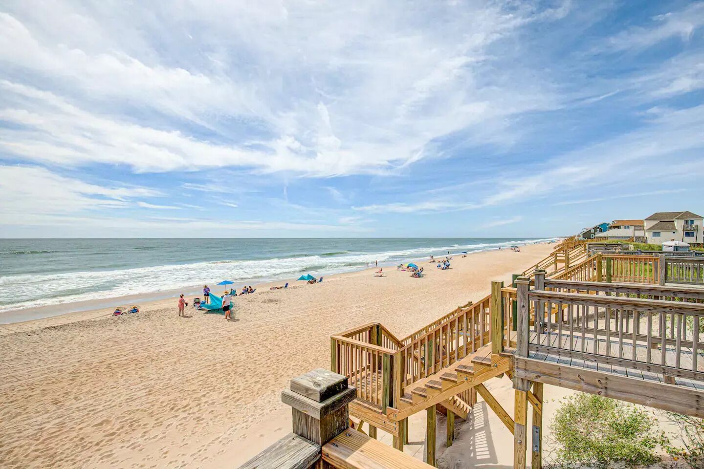 Plage, chaises longues