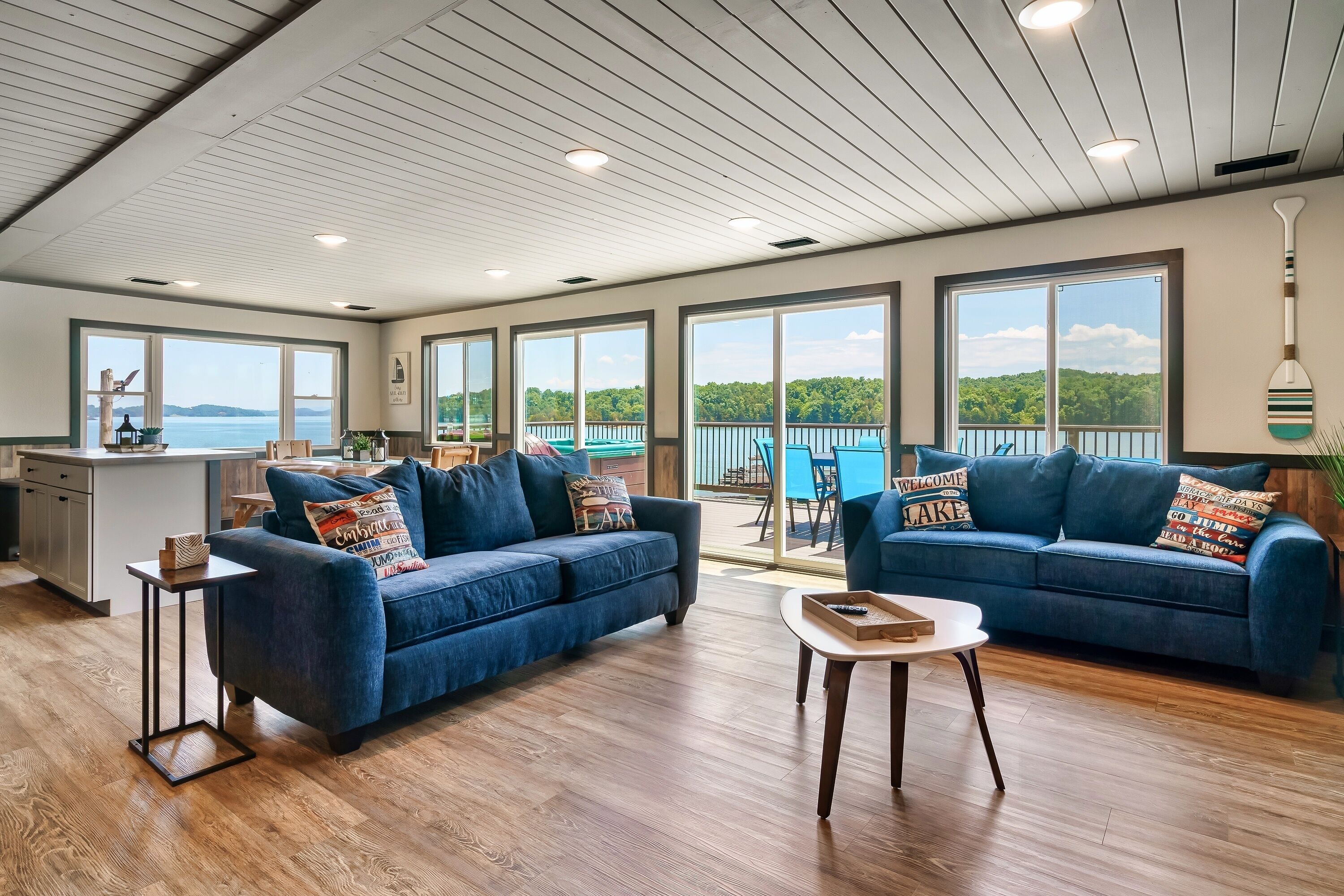 The Lodge at Lakeside is the perfect name describing Douglas Lake in The Smokies!