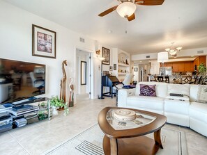 TV, DVD player, books, streaming services