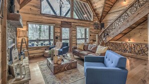 TV, fireplace, video games - Paradise Creek - Creek Front | Perfect for Families | Hot Tub (Epworth)