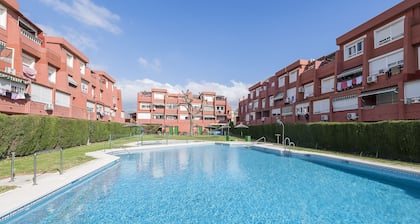 CAMAROTE DE ALGETARES - Apartment with shared pool and free WiFi.