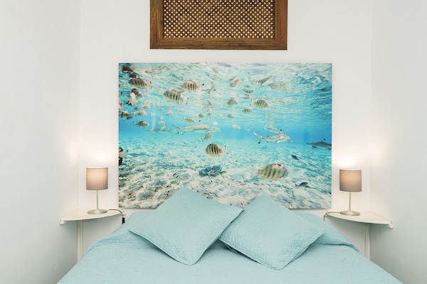 1 soverom, strykejern/-brett, wi-fi (inkludert) og sengetøy