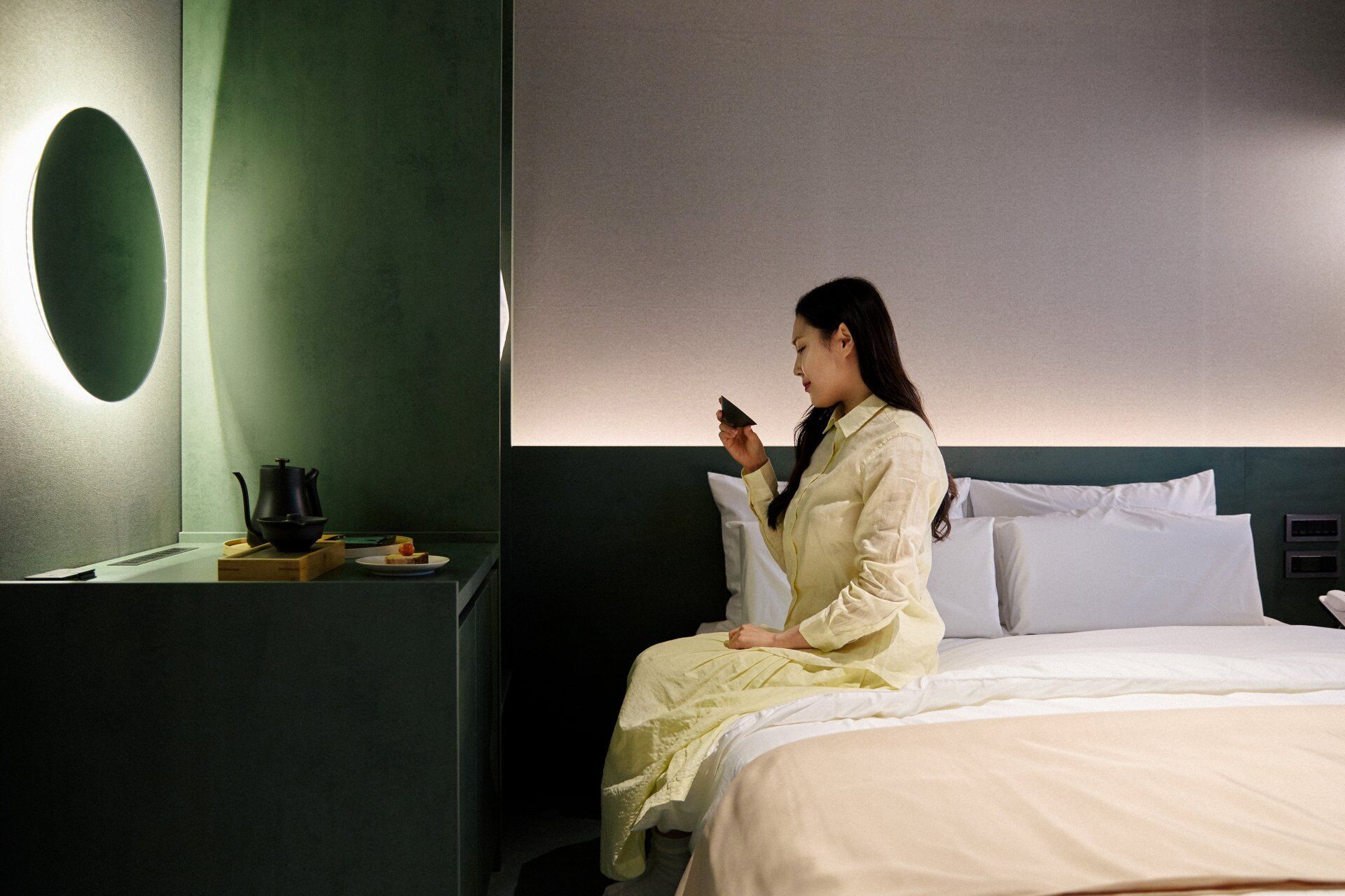 Massage Chair Room | Down comforters, desk, laptop workspace, free WiFi