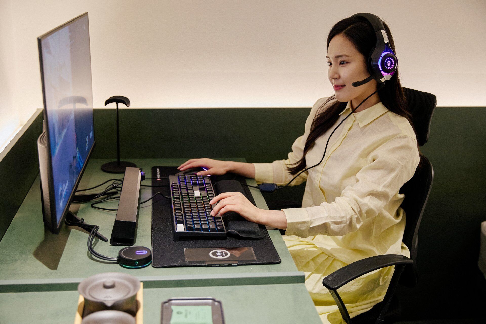 2PC룸 | 오리/거위털 이불, 책상, 노트북 작업 공간, 무료 WiFi