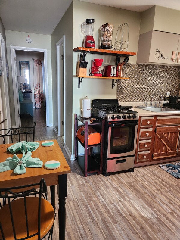 Microwave, oven, stovetop