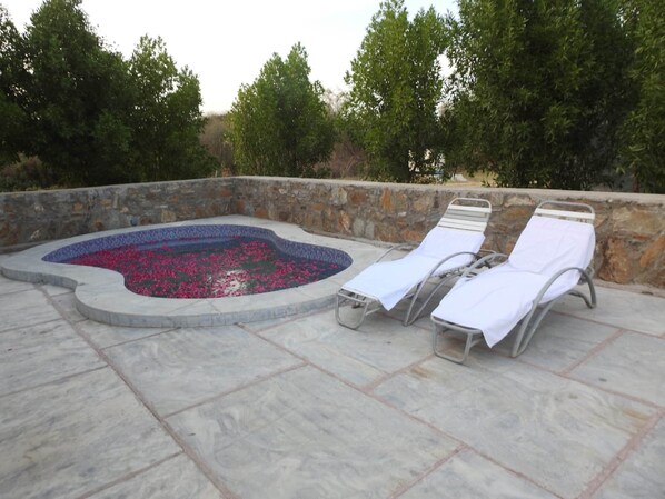 Cottage Supérieur, 1 chambre, vue montagne, côté montagne | Piscine privée