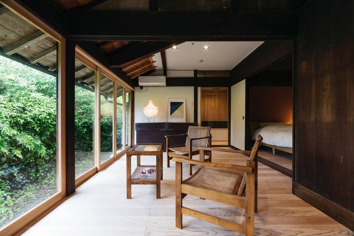 Kamer, niet-roken (AKANE, with cypress bath) | 1 slaapkamer, individueel gedecoreerd, individueel gemeubileerd