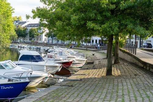 Appartement Cosy à Nantes Avec Jacuzzi et Terrasse Privative