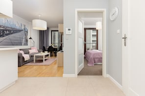 Apartment, 1 Bedroom, Balcony | Living area - Siedmiogrodzka Apartments by Renters (Warsaw)