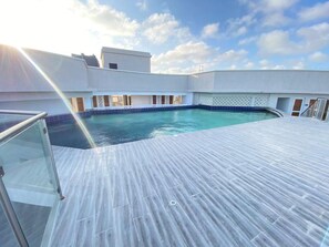 Alberca en la azotea