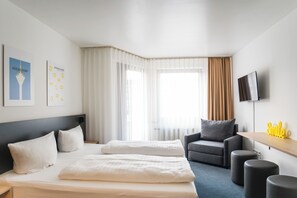 Bureau, chambres insonorisées, Wi-Fi gratuit, draps fournis