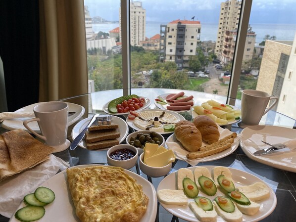 Daily local cuisine breakfast (USD 8 per person) - Dolls Hotel by Eurostars (Jounieh)
