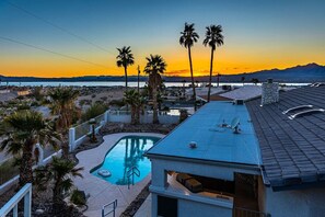 Una piscina riscaldata