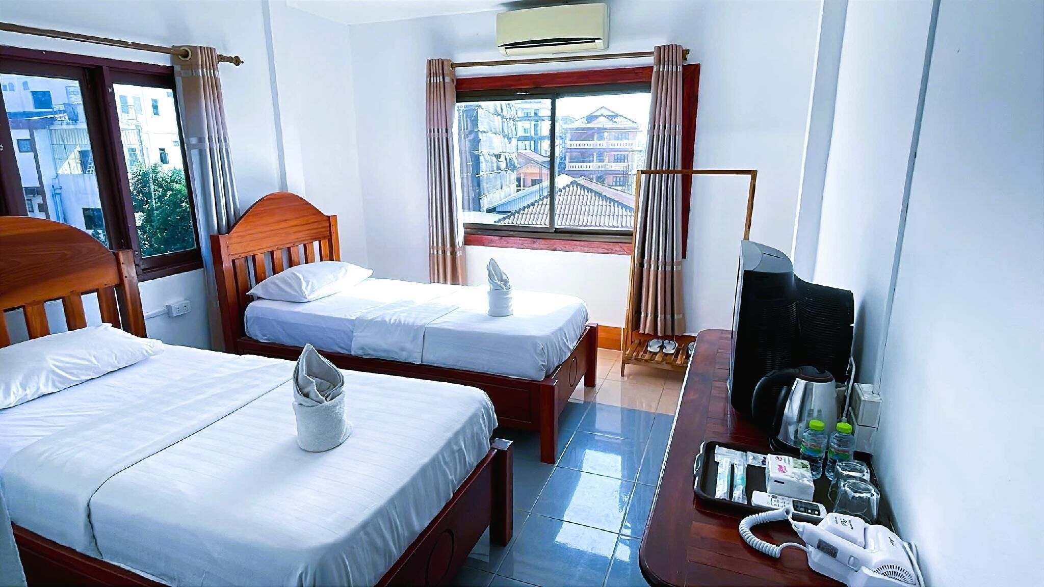 Basic Double or Twin Room | Blackout curtains, free WiFi, bed sheets