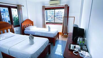 Basic Double or Twin Room | Blackout curtains, free WiFi, bed sheets
