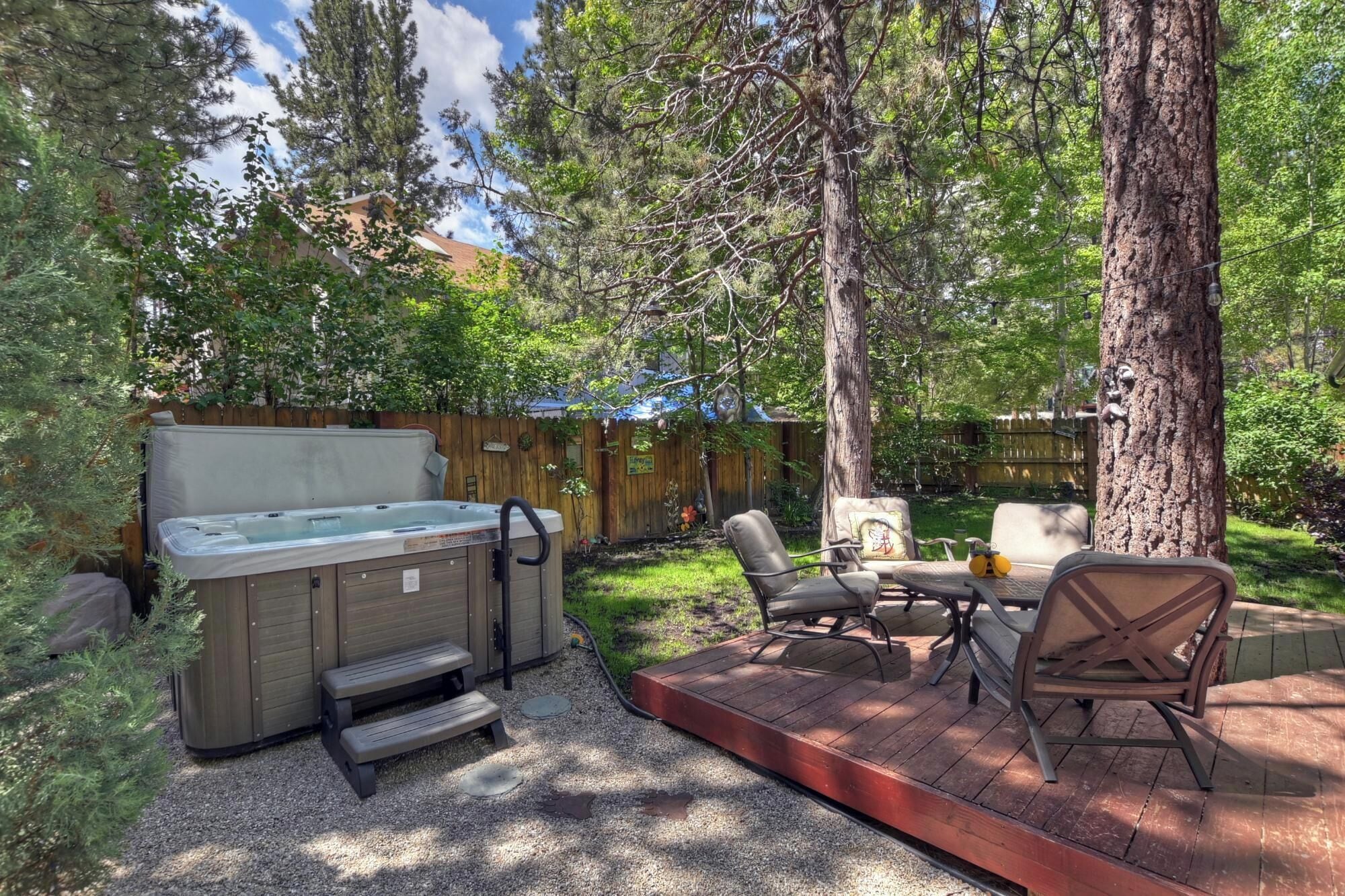 Idromassaggio all'aperto