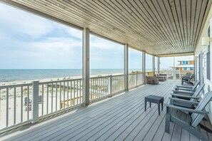 Property grounds - Beachfront, Pool, Spa, Pet Friendly, Elevator, Decks, fire pit, Games! (Saint George Island)