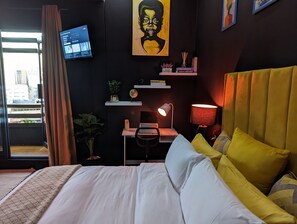 1 chambre, lit parapluie, Wi-Fi, draps fournis