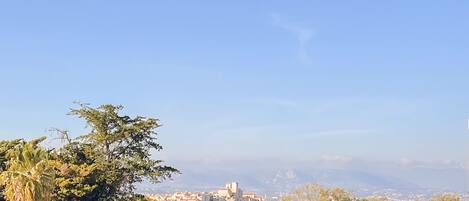 Vue depuis lâhĂ©bergement