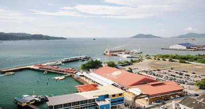Amazing Seaview Hotel Room Kkcity Center Rooftop Swimming Pool