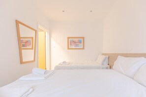 Basic-Apartment, 1 Doppelbett und Schlafsofa | 1 Schlafzimmer, Bettwäsche