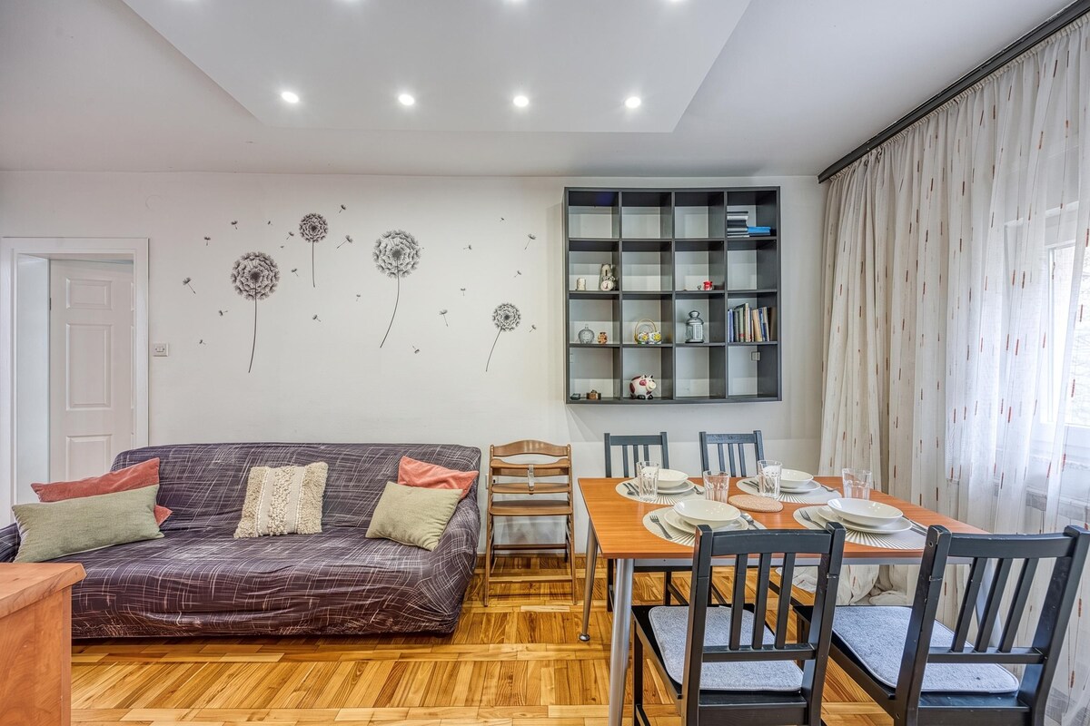 Familie appartement, 2 slaapkamers, balkon (Green Hill Zagreb - Apartment Zen)