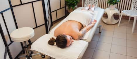 Massage bij de accommodatie