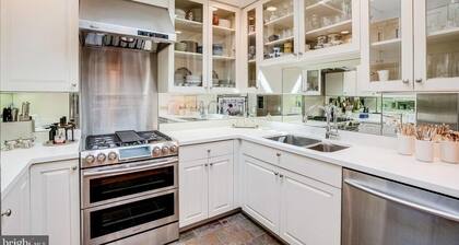 LUXE Georgetown Penthouse, Deck, Skylights, Pkg