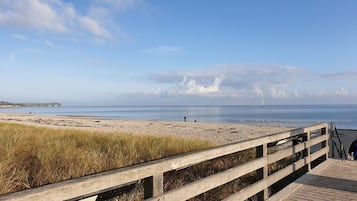 Vlak bij het strand